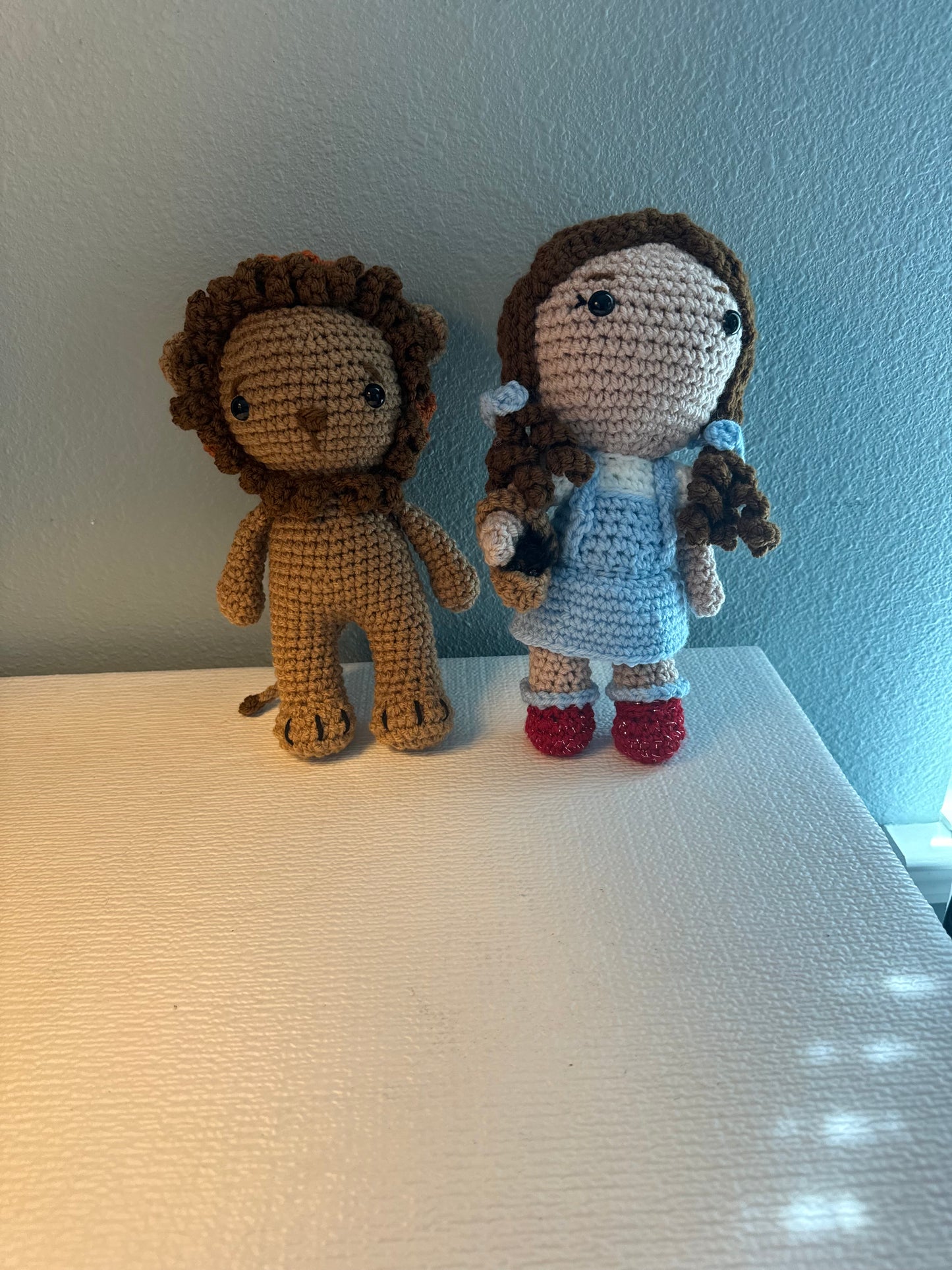 Cowardly Lion Crochet Doll