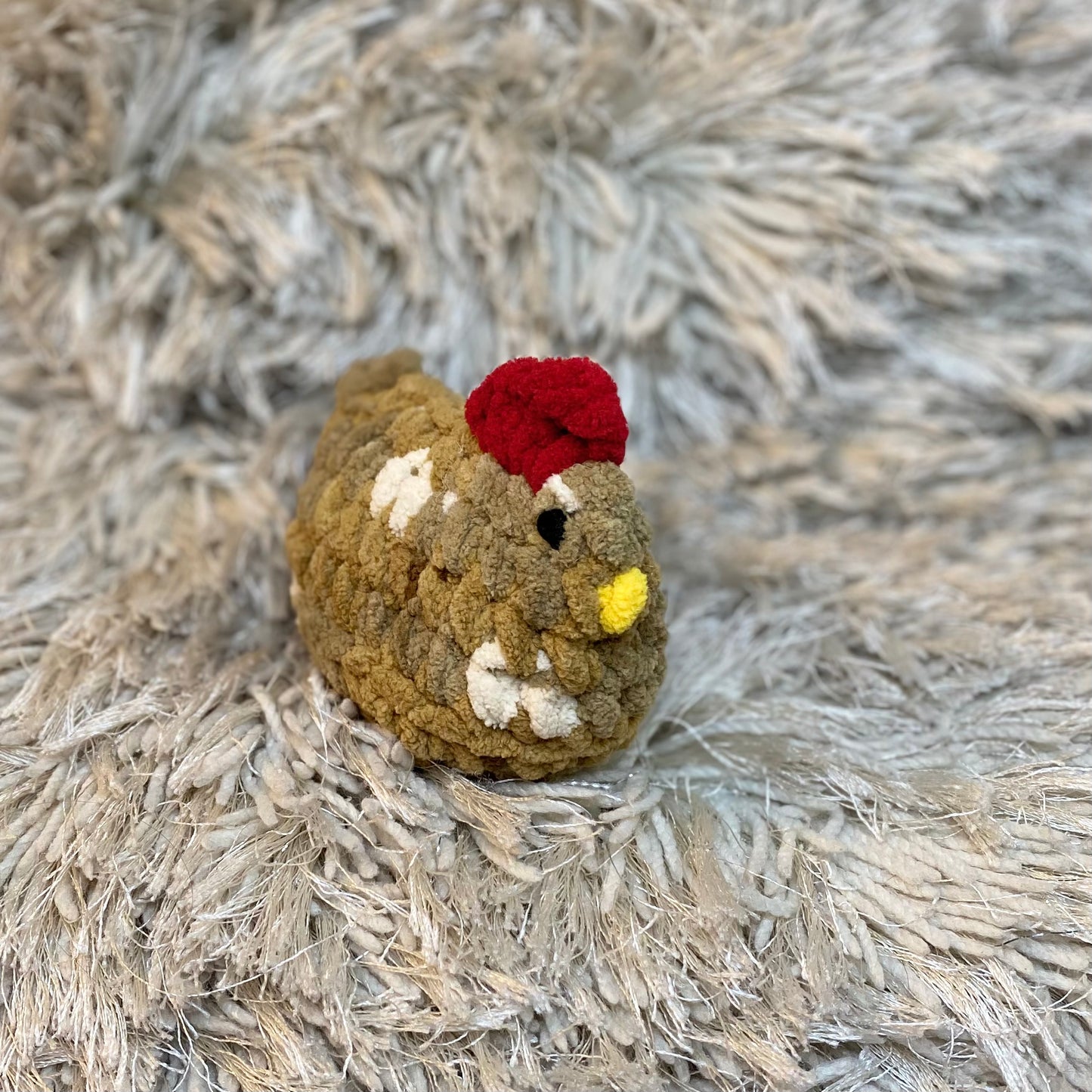 Mabel Chicken Crochet Plush Hen