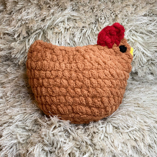 Mabel Chicken Crochet Plush Hen