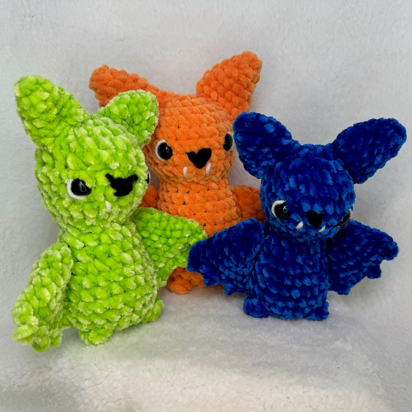 Medium Crochet Barry Bat Plush Assorted Colors