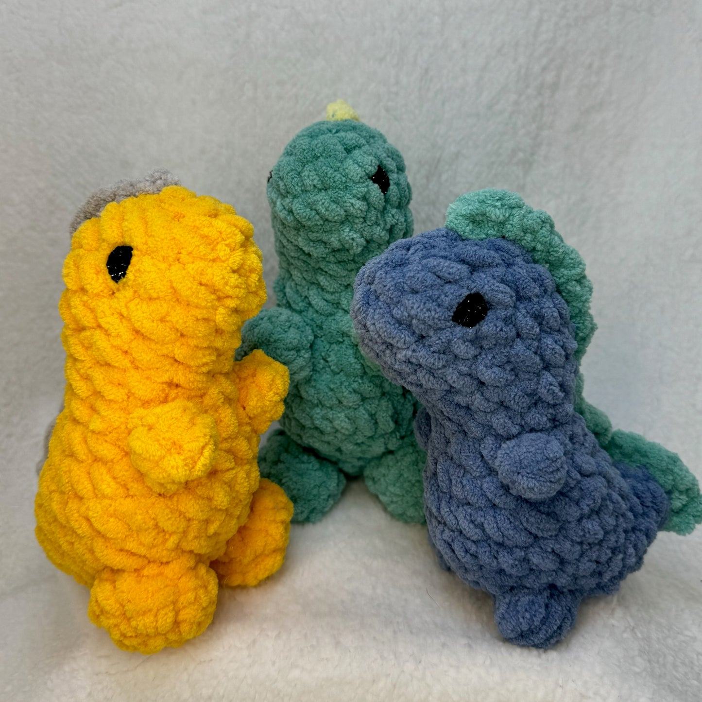 Medium T-Rex Crochet Dino in Assorted Colors