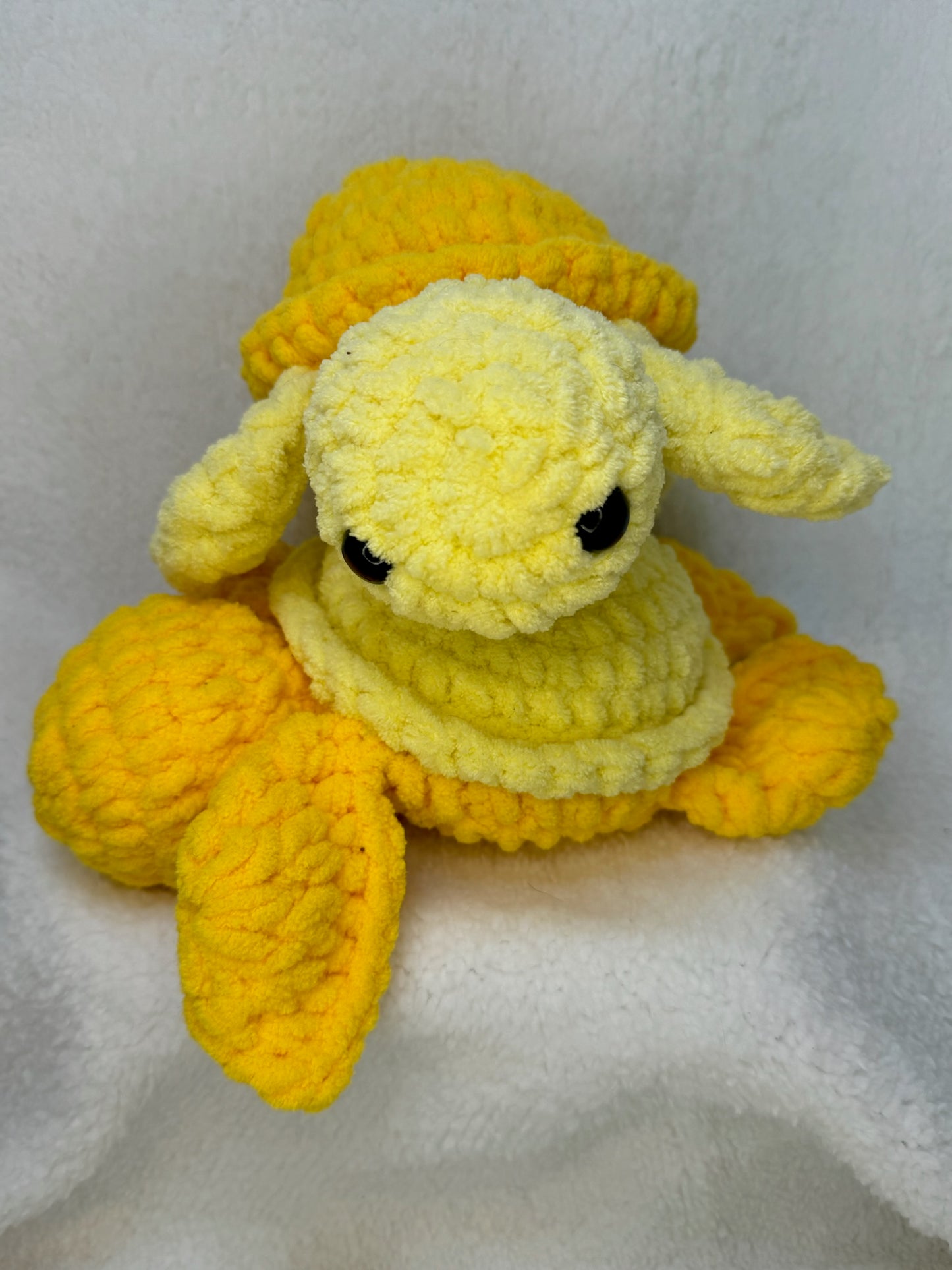 Medium Crochet Sunshine Sea Turtle Each Sold Separately