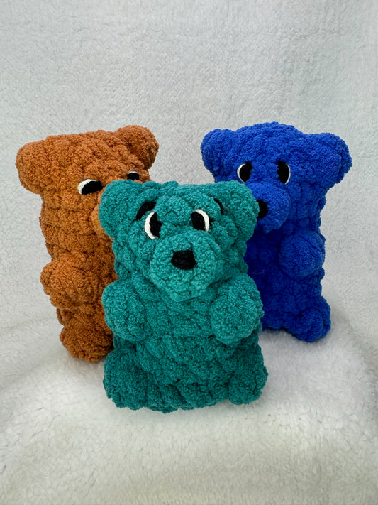 Medium Crochet Gummy Bears in Assorted Colors