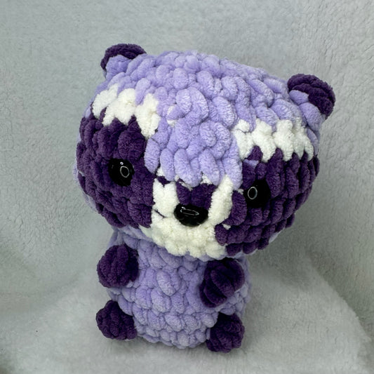 Robbie Raccoon Crochet Plush