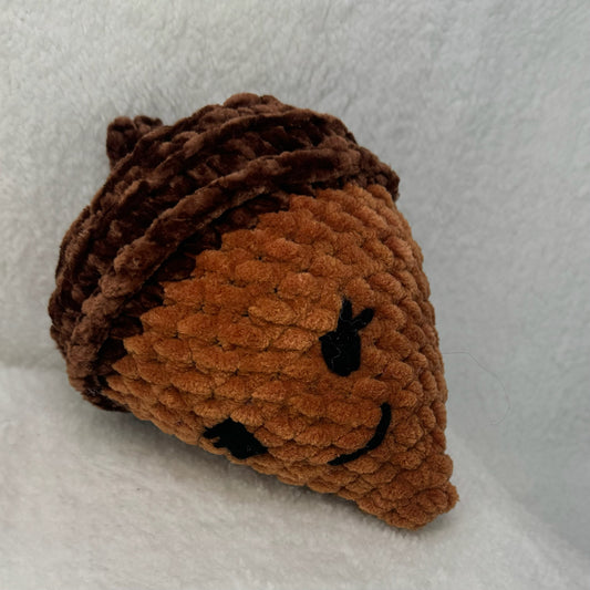 Large Crochet Acorn Plush