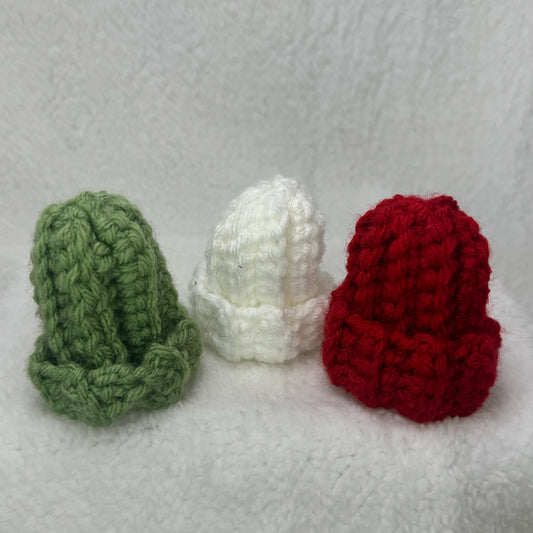 Crochet Stocking Cap Keychain Bag Buddy in Assorted Colors