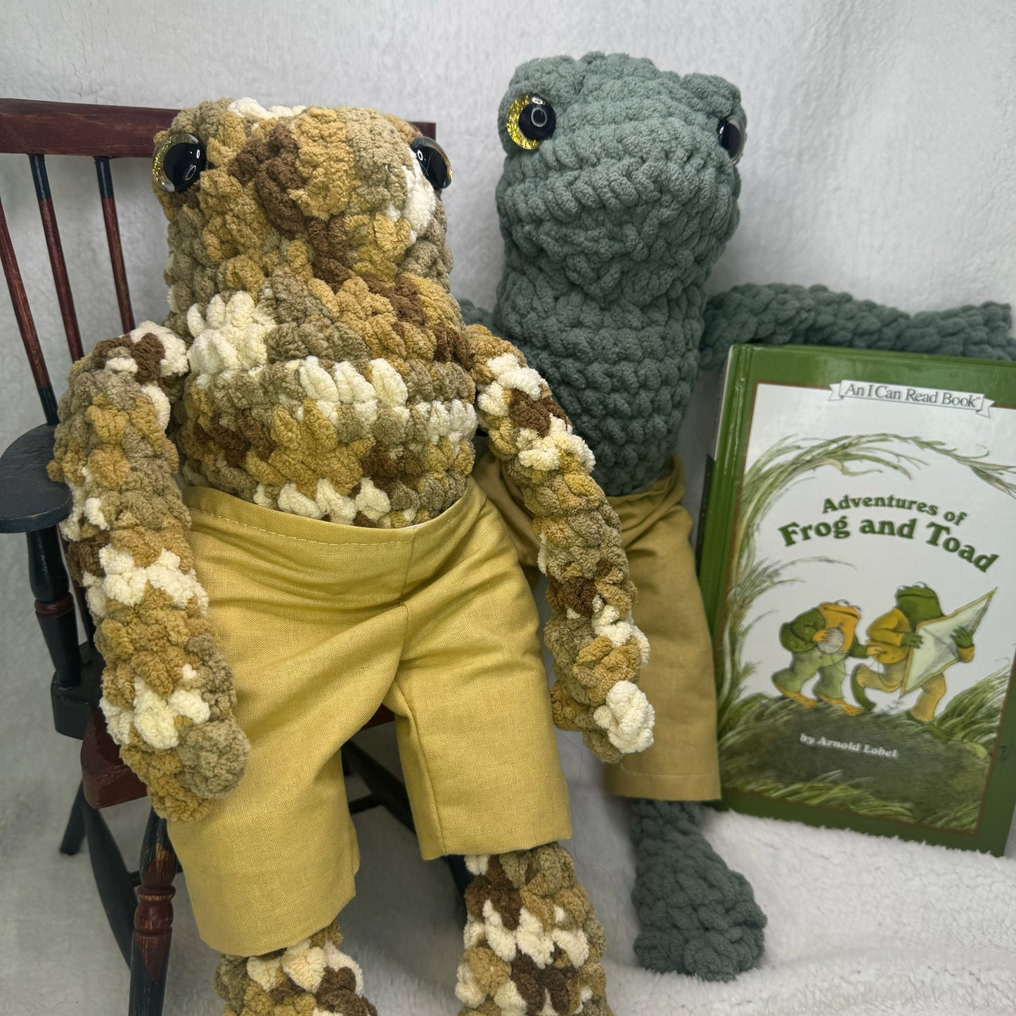 Crochet Frog And Toad Plush Sold Separately