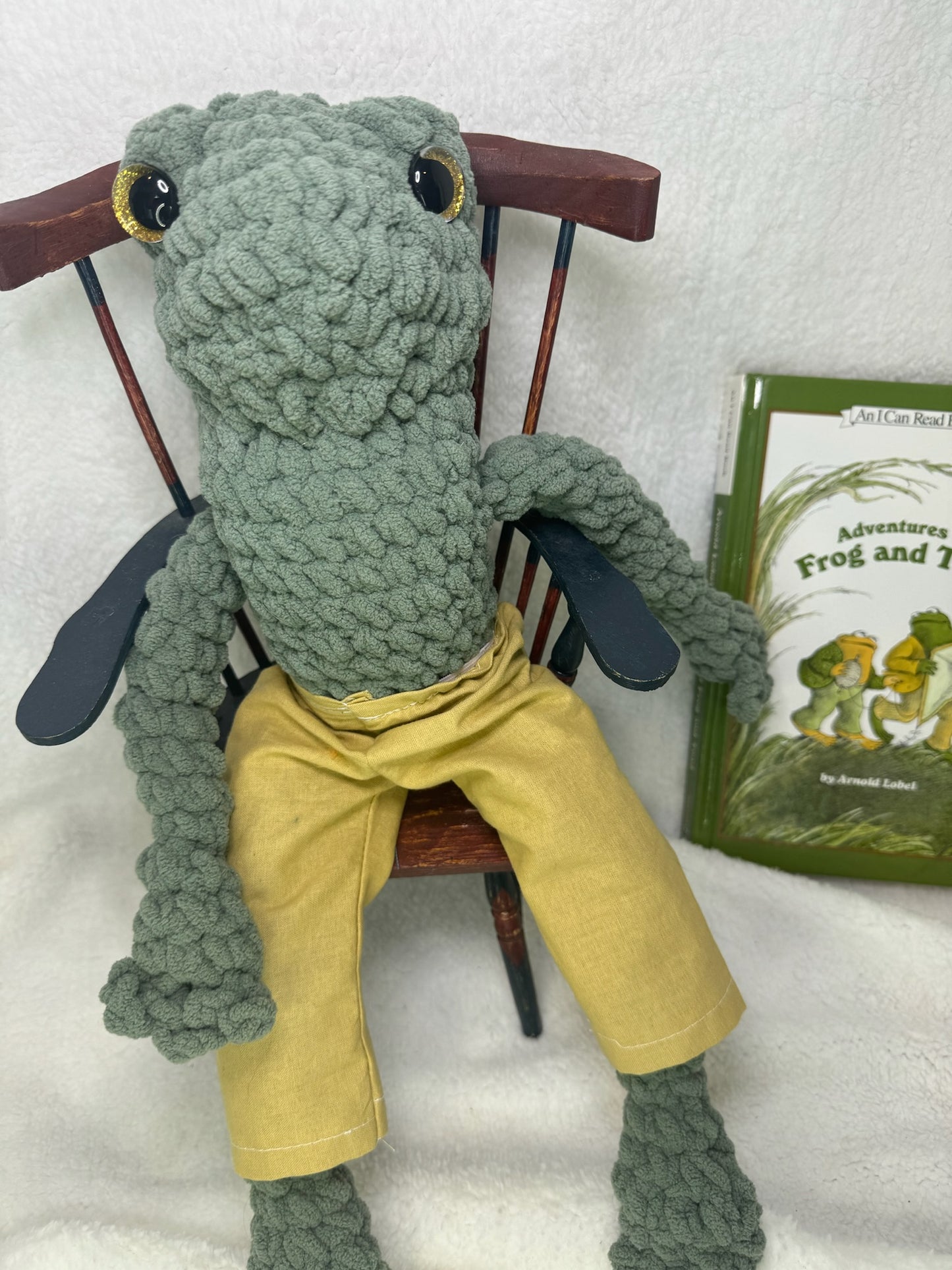 Crochet Frog And Toad Plush Sold Separately