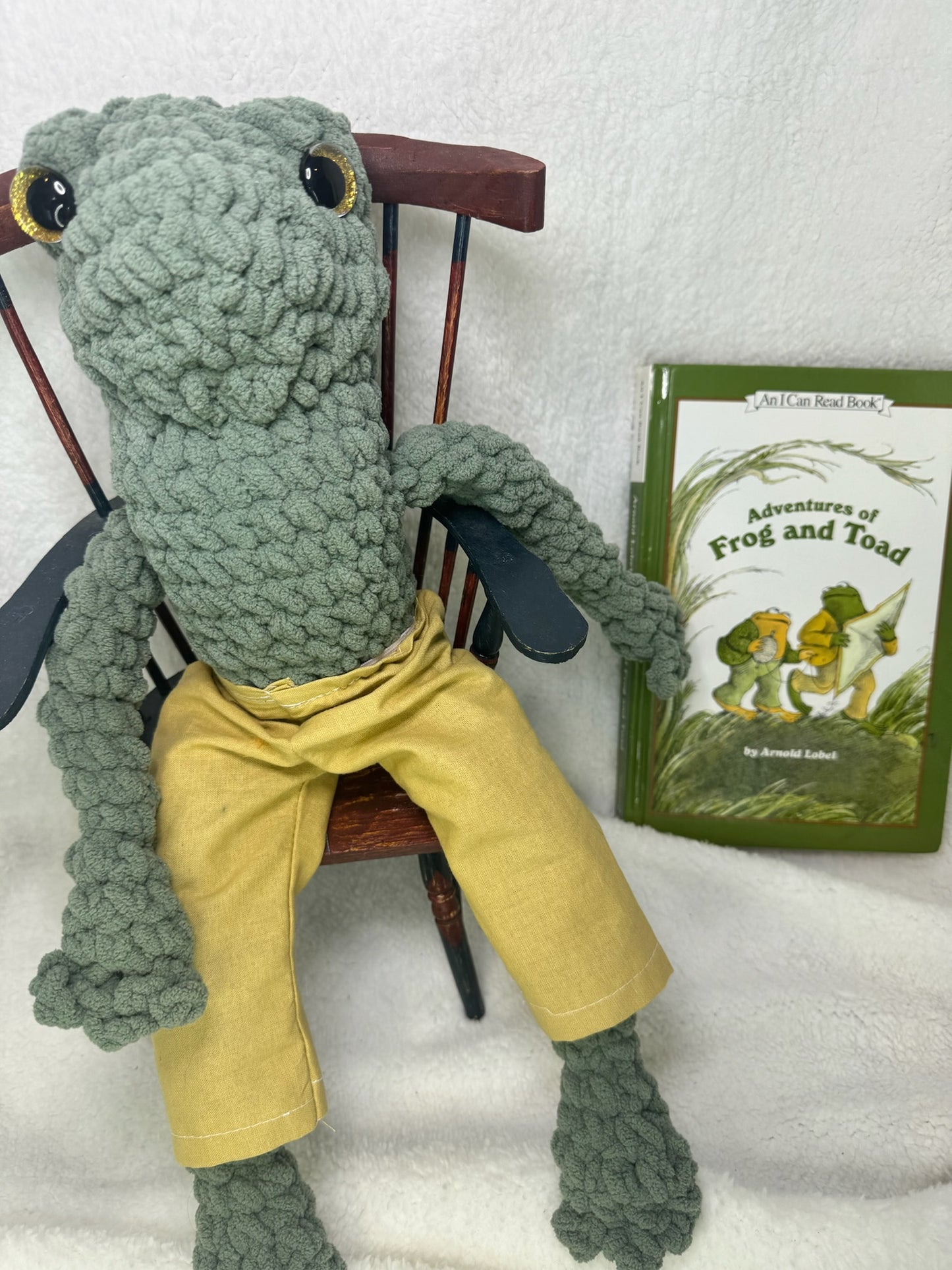 Crochet Frog And Toad Plush Sold Separately